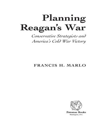 cover image of Planning Reagan's War